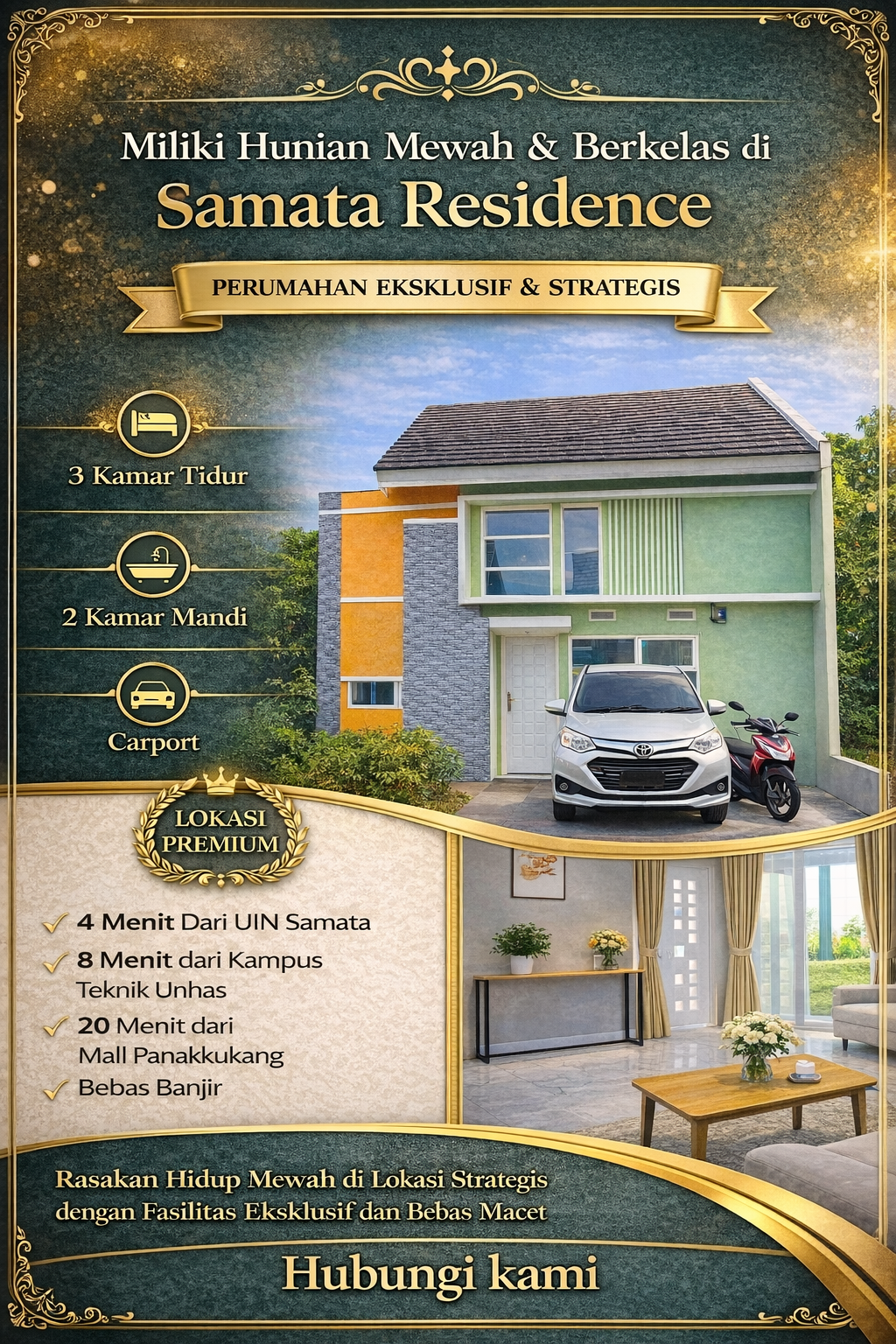 Rumah Komersil Samata Residence